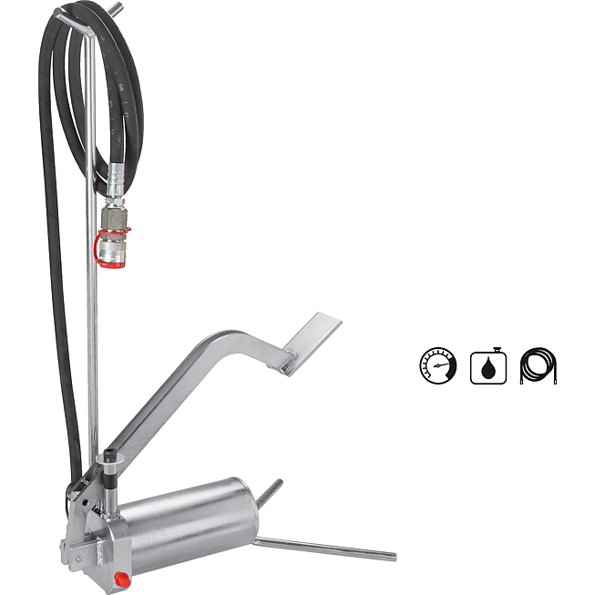 VIGOR Hydraulick&aacute; nožn&iacute; pumpa ∙ V2847 ∙ 3-d&iacute;ln&yacute; ∙ Počet ks n&aacute;řad&iacute;: 3