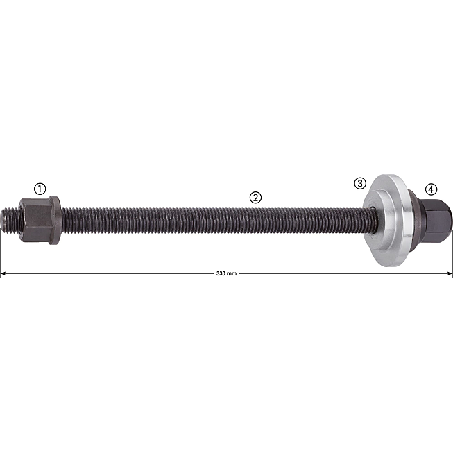 VIGOR Sada vřetene ∙ mechanick&aacute; ∙ V2853 ∙ 4-d&iacute;ln&yacute; ∙ Počet ks n&aacute;řad&iacute;: 4