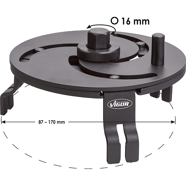 VIGOR Kl&iacute;č na sn&iacute;mač palivoměru ∙ univerz&aacute;ln&iacute; ∙ V5048 ∙ 87 - 170 mm