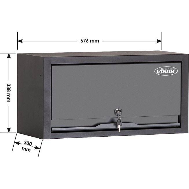 VIGOR Z&aacute;věsn&aacute; skř&iacute;ňka ∙ 676&nbsp;mm ∙ V6000-04 ∙ d x &scaron; x v: 676 mm x 300 mm x 342 mm