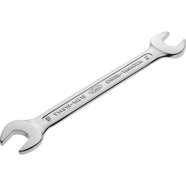 VIGOR Dvojité ploché klíče ∙ V1461N-14X15 ∙ Profil vnější šestihran ∙ Velikost 14 x 15 mm