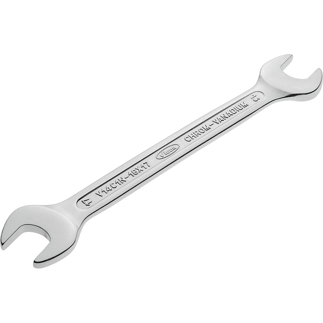 VIGOR Dvojité ploché klíče ∙ V1461N-16X17 ∙ Profil vnější šestihran ∙ Velikost 16 x 17 mm