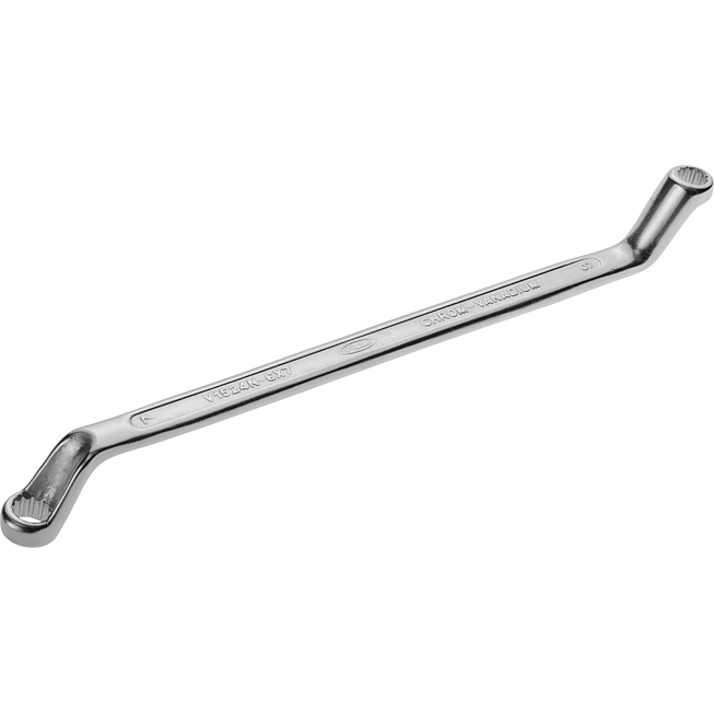 VIGOR Dvojitý očkový klíč ∙ V1524N-6X7 ∙ Vnější dvojitý šestihran profil ∙ Velikost 6 x 7 mm