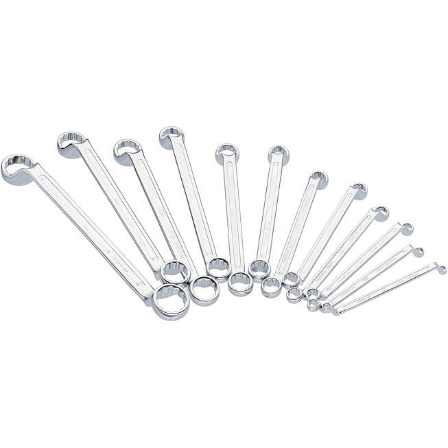 VIGOR Sada oboustranných očkových klíčů ∙ V1524N ∙ Vnější dvojitý šestihran profil ∙ 12-dílný ∙ 6 x 7 – 30 x 32 ∙ Počet ks nářadí: 12