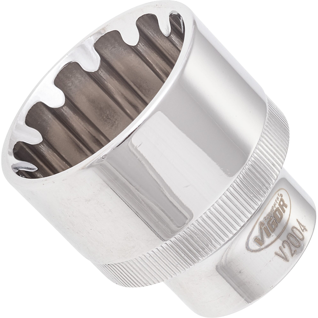 VIGOR N&aacute;strčn&aacute; hlavice s Multiprofilem ∙ V2004 ∙ 1/2 palce (12,5 mm) čtyřhran dut&yacute; ∙ Multiprofil ∙ Velikost 32 mm