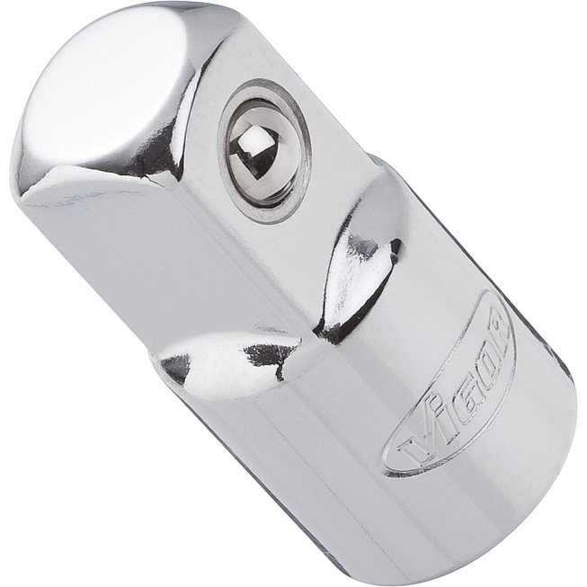 VIGOR Adaptér ∙ V2014 ∙ 1/4 palce (6,3 mm) čtyřhran dutý ∙ 3/8 palce (10 mm) čtyřhran masivní ∙ 26 mm