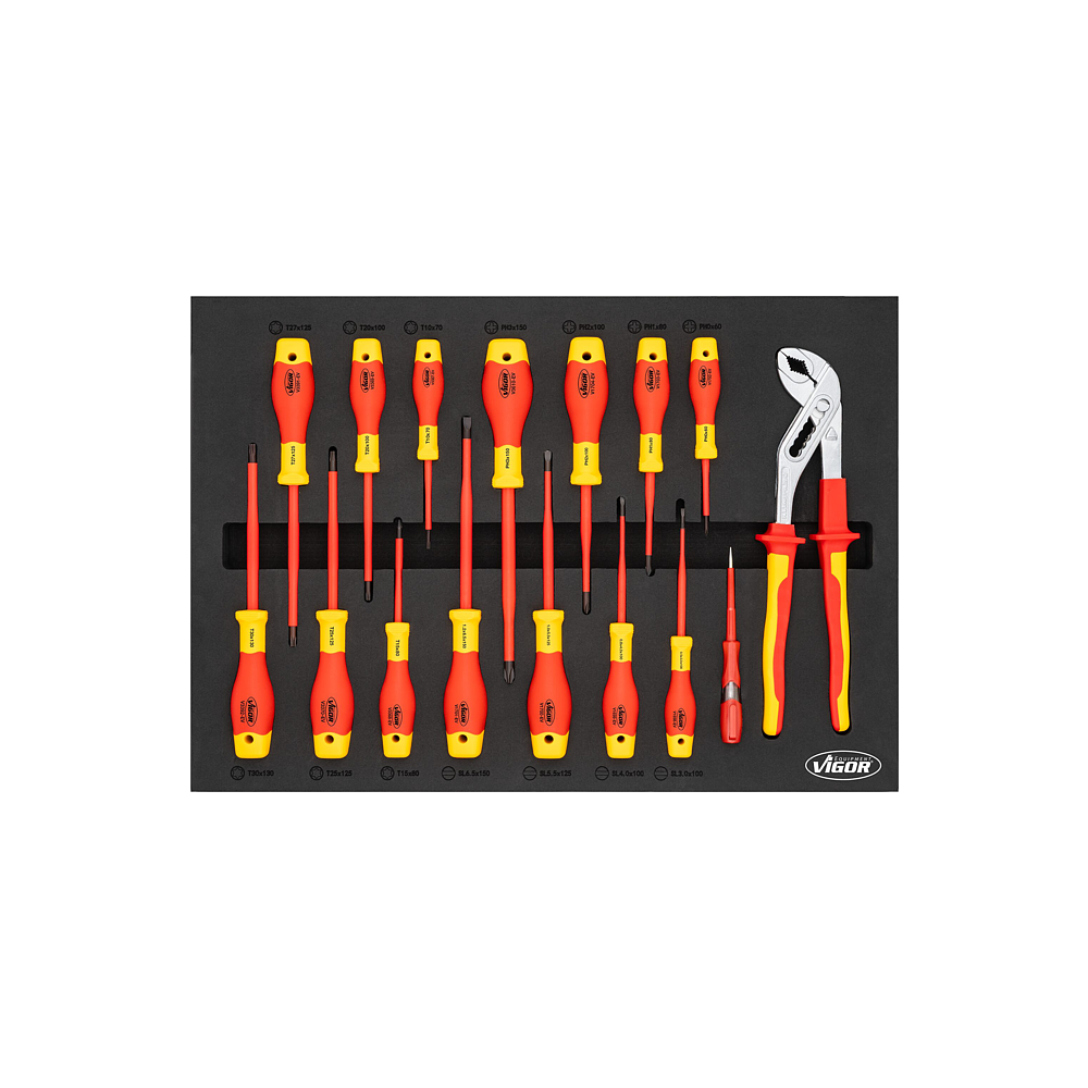 VIGOR Sada izolovan&yacute;ch &scaron;roubov&aacute;ků ∙ V2025 ∙ 16-d&iacute;ln&yacute; ∙ Počet ks n&aacute;řad&iacute;: 16