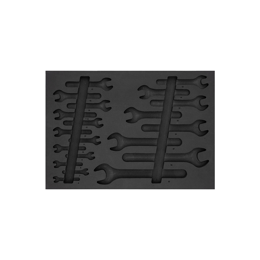 VIGOR Vložka z měkk&eacute; pěny ∙ pr&aacute;zdn&aacute; ∙ V2026-L ∙ d x &scaron; x v: 563 mm x 393 mm x 35 mm