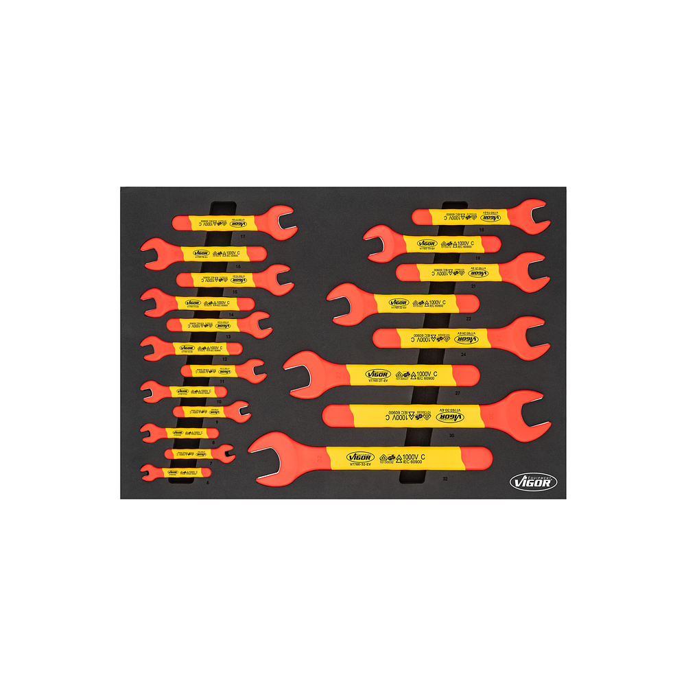 VIGOR Izolovan&eacute; &scaron;roubov&eacute; kl&iacute;če ∙ V2026 ∙ 20-d&iacute;ln&yacute; ∙ Počet ks n&aacute;řad&iacute;: 20