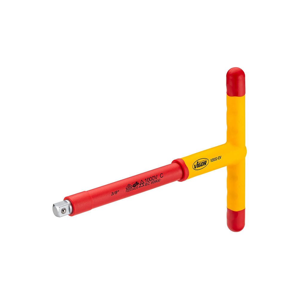 VIGOR T-rukojeť ∙ EV ∙ V2032-EV ∙ 3/8 palce (10 mm) čtyřhran masivn&iacute;