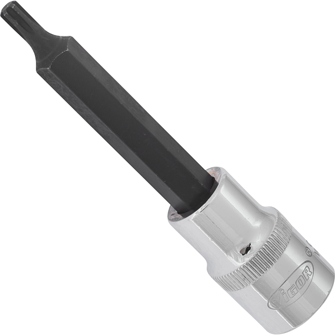 VIGOR N&aacute;strčn&aacute; hlavice RIBE ∙ V2211 ∙ 1/2 palce (12,5 mm) čtyřhran dut&yacute; ∙ Vnitřn&iacute; dr&aacute;žkov&yacute; profil Ribe-CV ∙ Velikost M5