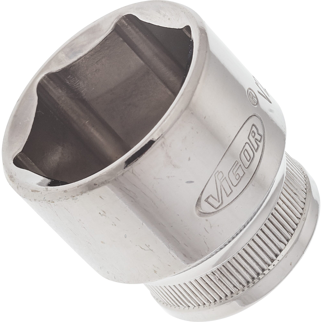 VIGOR Nástrčná hlavice 6hran ∙ V2261N ∙ 3/8 palce (10 mm) čtyřhran dutý ∙ Profil vnější šestihran ∙ Velikost 24 mm