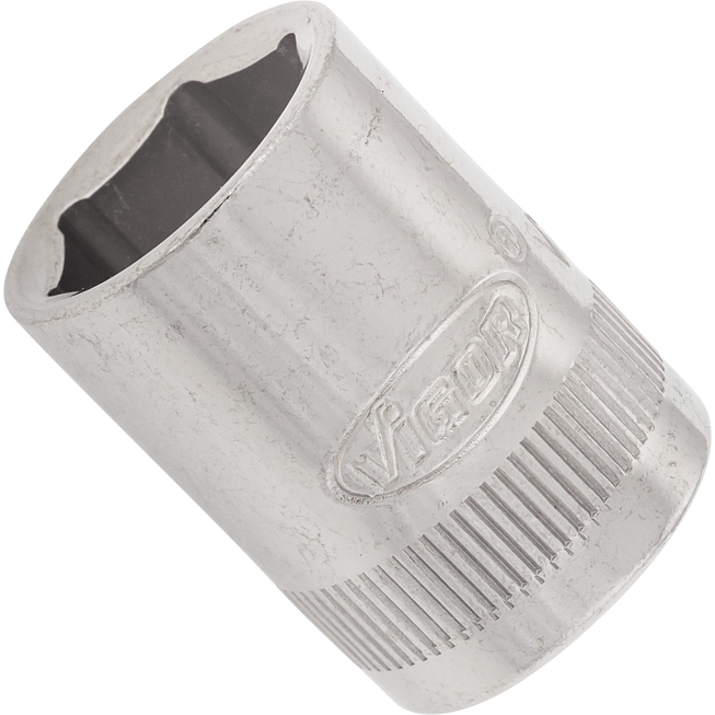 VIGOR Nástrčná hlavice 6hran ∙ V2271N ∙ 3/8 palce (10 mm) čtyřhran dutý ∙ Profil vnější šestihran ∙ Velikost 13 mm