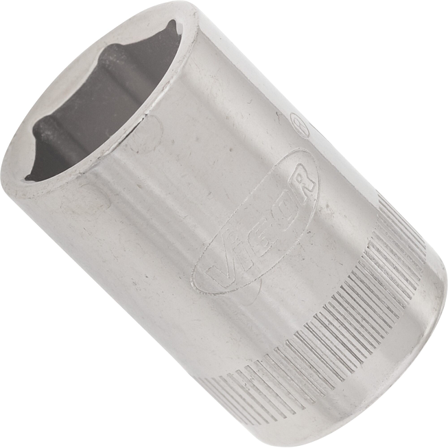 VIGOR Nástrčná hlavice 6hran ∙ V2272N ∙ 3/8 palce (10 mm) čtyřhran dutý ∙ Profil vnější šestihran ∙ Velikost 12 mm