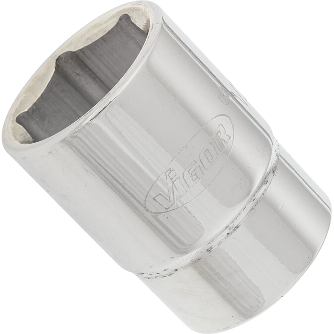 VIGOR N&aacute;strčn&aacute; hlavice 6hran ∙ V2329N ∙ 3/4 palce (20 mm) čtyřhran dut&yacute; ∙ Profil vněj&scaron;&iacute; &scaron;estihran ∙ Velikost 27 mm