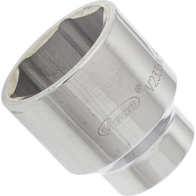 VIGOR N&aacute;strčn&aacute; hlavice 6hran ∙ V2335N ∙ 3/4 palce (20 mm) čtyřhran dut&yacute; ∙ Profil vněj&scaron;&iacute; &scaron;estihran ∙ Velikost 50 mm