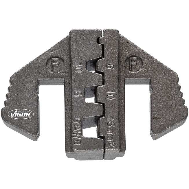 VIGOR Krimpovací vložka F: pro dutinky přes 6,0 mm<sup>2</sup> ∙ V2499-F