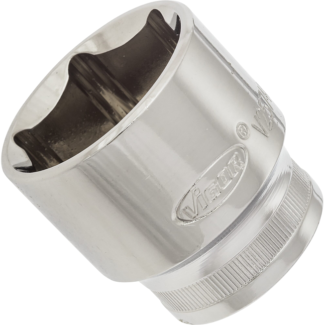 VIGOR Nástrčná hlavice 6hran ∙ V2574N ∙ 1/2 palce (12,5 mm) čtyřhran dutý ∙ Profil vnější šestihran ∙ Velikost 32 mm