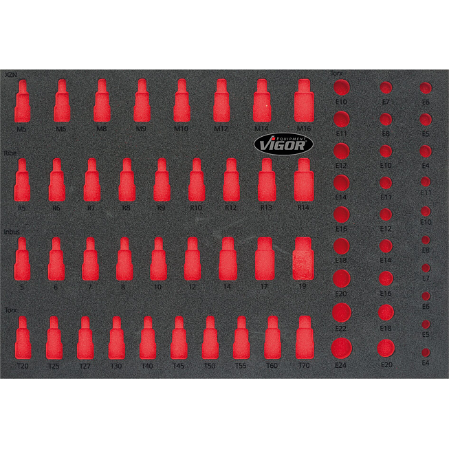 VIGOR Vložka z měkké pěny ∙ prázdná ∙ V2838