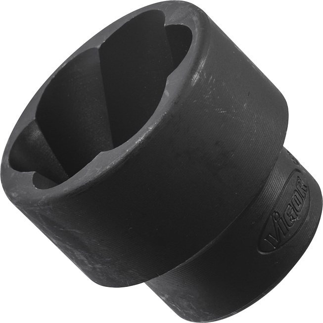 VIGOR Spirálová povolovací nástrčná hlavice ∙ V3745 ∙ 1/2 palce (12,5 mm) čtyřhran dutý ∙ Profil vytahovák vnějších šroubů ∙ Velikost 27 mm