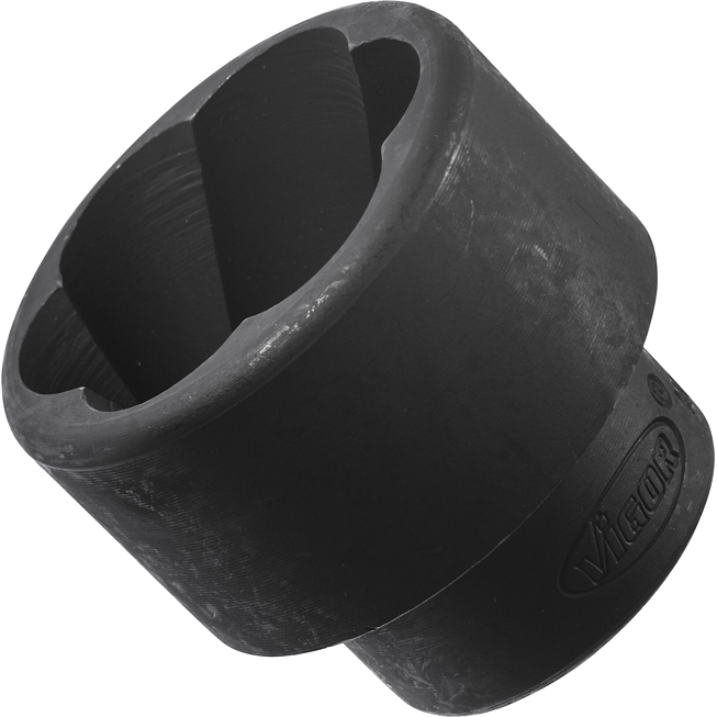 VIGOR Spirálová povolovací nástrčná hlavice ∙ V3746 ∙ 1/2 palce (12,5 mm) čtyřhran dutý ∙ Profil vytahovák vnějších šroubů ∙ Velikost 30 mm