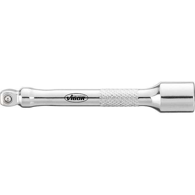 VIGOR Otáčivé prodloužení ∙ V4312 ∙ 1/4 palce (6,3 mm) čtyřhran dutý ∙ 1/4 palce (6,3 mm) čtyřhran masivní ∙ 75 mm