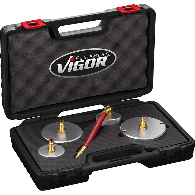 VIGOR Adaptér ∙ pro systémy údržby brzd ∙ V4381 ∙ 4-dílný ∙ Počet ks nářadí: 4