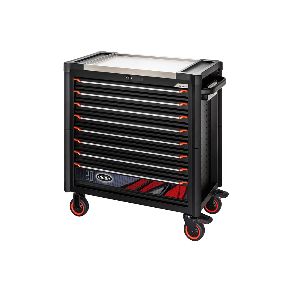 VIGOR D&iacute;lensk&yacute; voz&iacute;k řady&nbsp;XL ∙ jubilejn&iacute; ∙ nerezov&aacute; pracovn&iacute; deska ∙ pr&aacute;zdn&yacute; ∙ V4481-X-20 ∙ d x &scaron; x v: 949 mm x 523 mm x 1017 mm