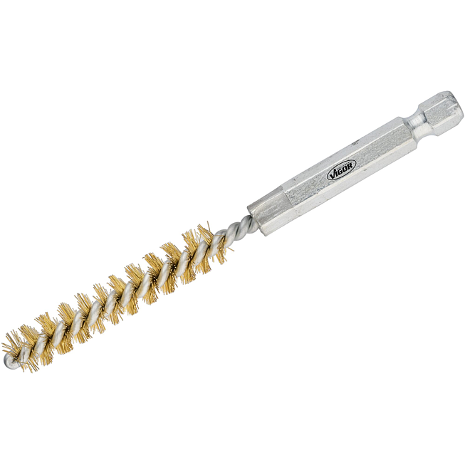 VIGOR Sada mosazných kartáčů ⌀ 9 mm ∙ V4646M-9