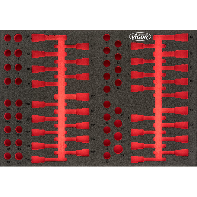 VIGOR Vložka z měkké pěny ∙ prázdná ∙ V4752