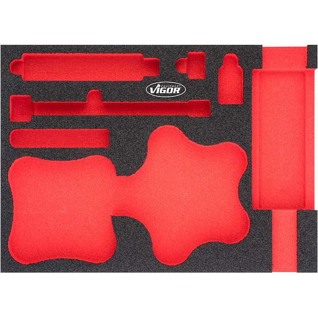 VIGOR Vložka z měkk&eacute; pěny ∙ pr&aacute;zdn&aacute; ∙ V4904-L ∙ d x &scaron; x v: 393 mm x 282 mm x 35 mm