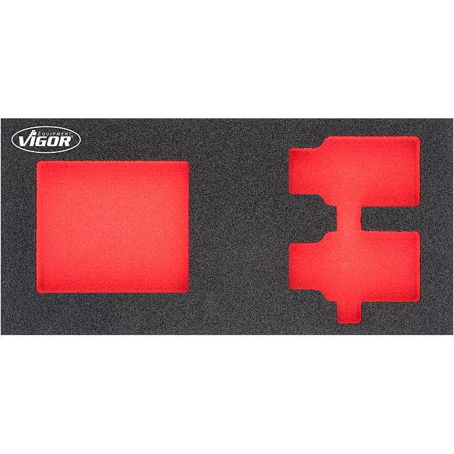 VIGOR Vložka z měkké pěny ∙ prázdná ∙ V4908-L ∙ d x š x v: 393 mm x 188 mm x 35 mm