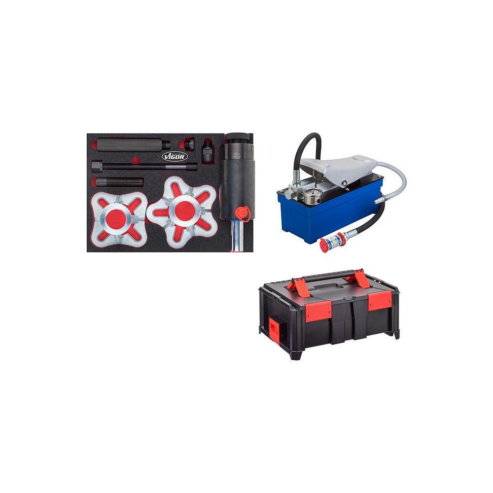 VIGOR Rozšiřující sada ∙ V5168-2 ∙ 15-dílný ∙ Počet ks nářadí: 15