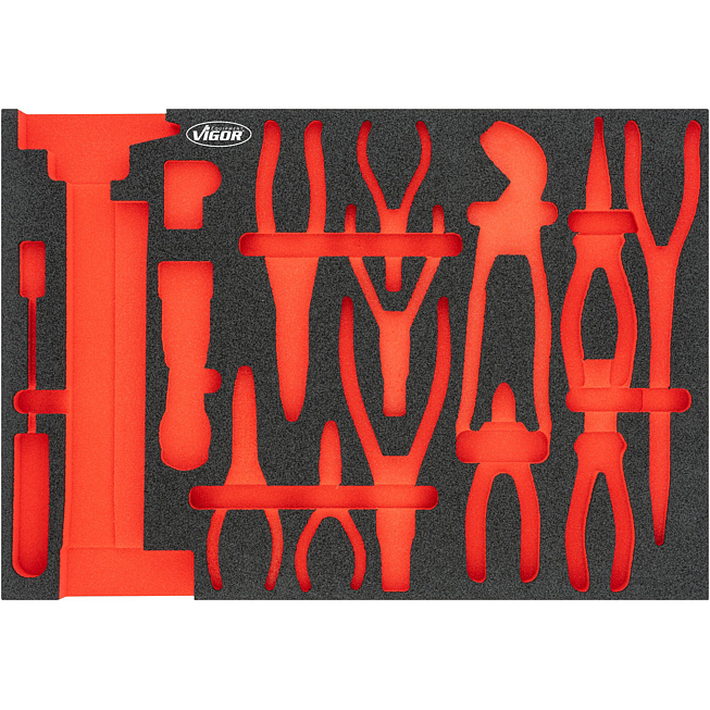 VIGOR Vložka z měkk&eacute; pěny ∙ pr&aacute;zdn&aacute; ∙ V5636N-L ∙ d x &scaron; x v: 563 mm x 393 mm x 35 mm