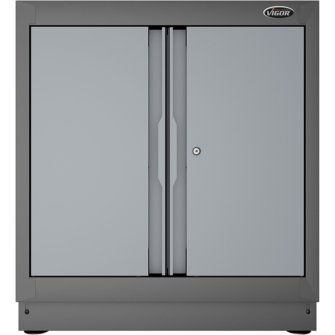 VIGOR Spodní skříň s dvoukřídlými dveřmi ∙ 861 mm ∙ V6000-02XL ∙ d x š x v: 861 mm x 500 mm x 953 mm