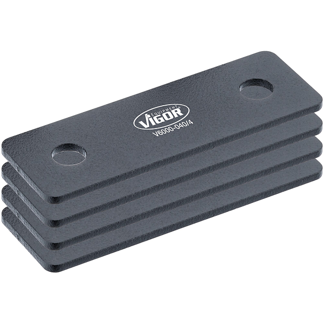 VIGOR Sada spojovacích destiček ∙ V6000-040/4 ∙ 4-dílný ∙ Počet ks nářadí: 4