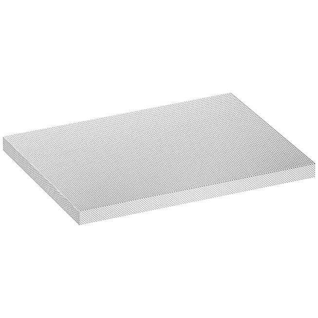 VIGOR Nerezov&aacute; pracovn&iacute; deska ∙ mal&aacute; ∙ V6000-0676-X ∙ d x &scaron; x v: 676 mm x 500 mm x 40 mm