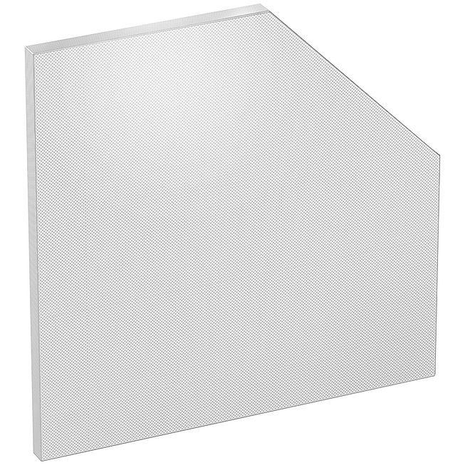 VIGOR Nerezov&aacute; pracovn&iacute; deska ∙ pěti&uacute;heln&iacute;k ∙ V6000-0860-X ∙ d x &scaron; x v: 883 mm x 500 mm x 40 mm