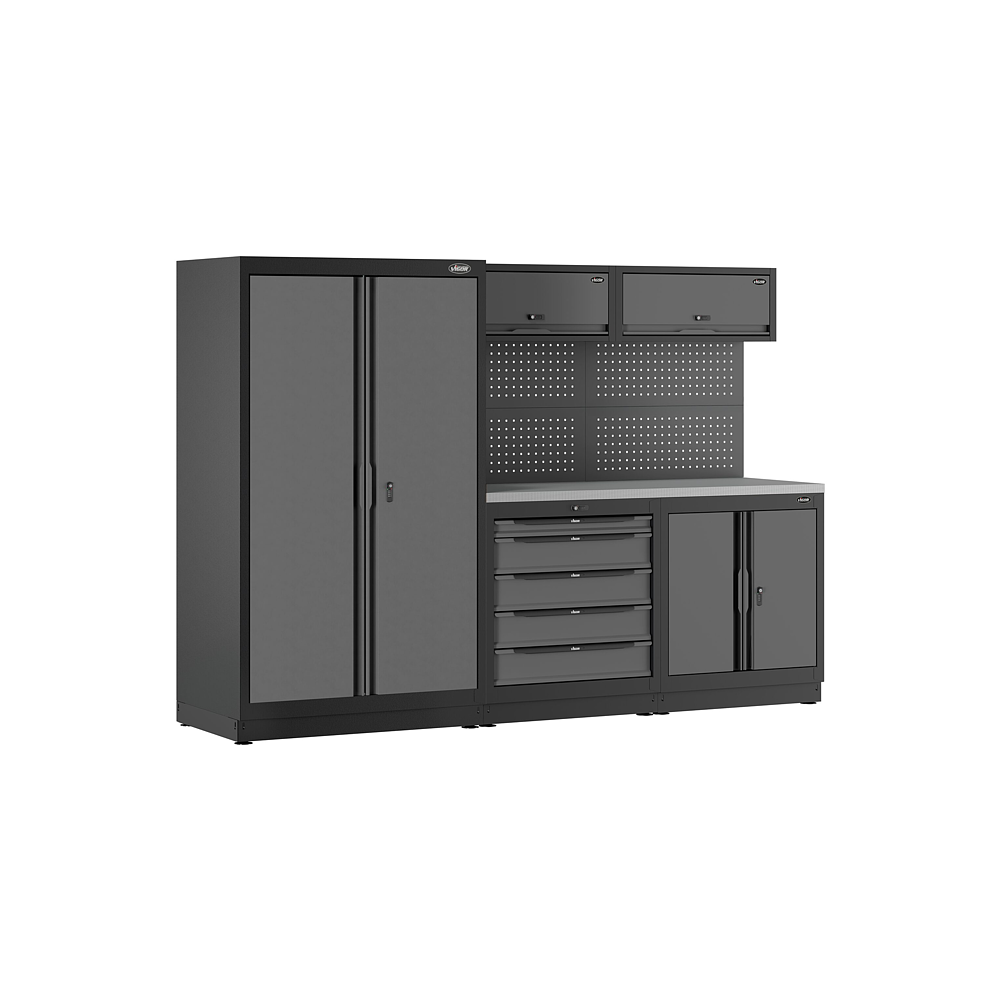 VIGOR Kombinace skříňové stěny ∙ kompaktní balíček ∙ nerezová ocel ∙ V6000-3XD-X