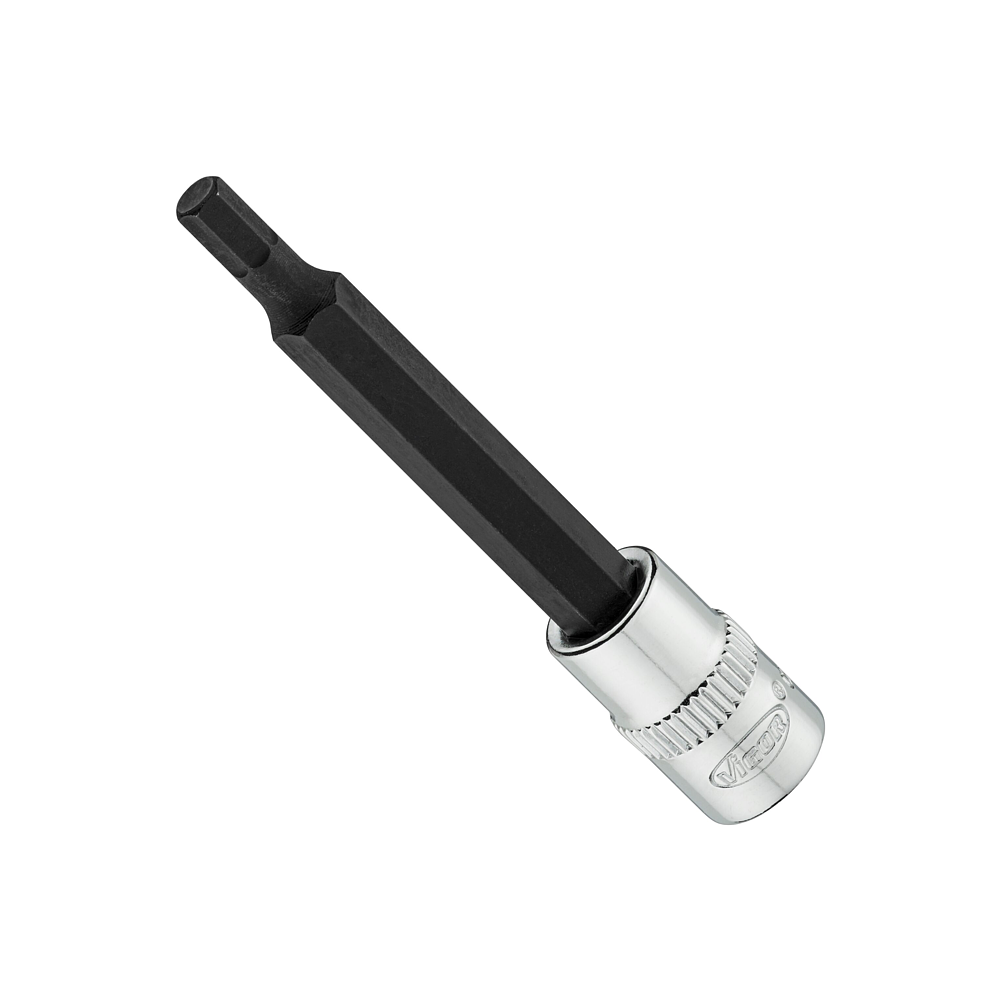 VIGOR N&aacute;strčn&aacute; hlavice ∙ V6020-H4-65 ∙ 1/4 palce (6,3 mm) čtyřhran dut&yacute; ∙ Profil s vnitřn&iacute;m &scaron;estihranem ∙ Velikost 4 mm