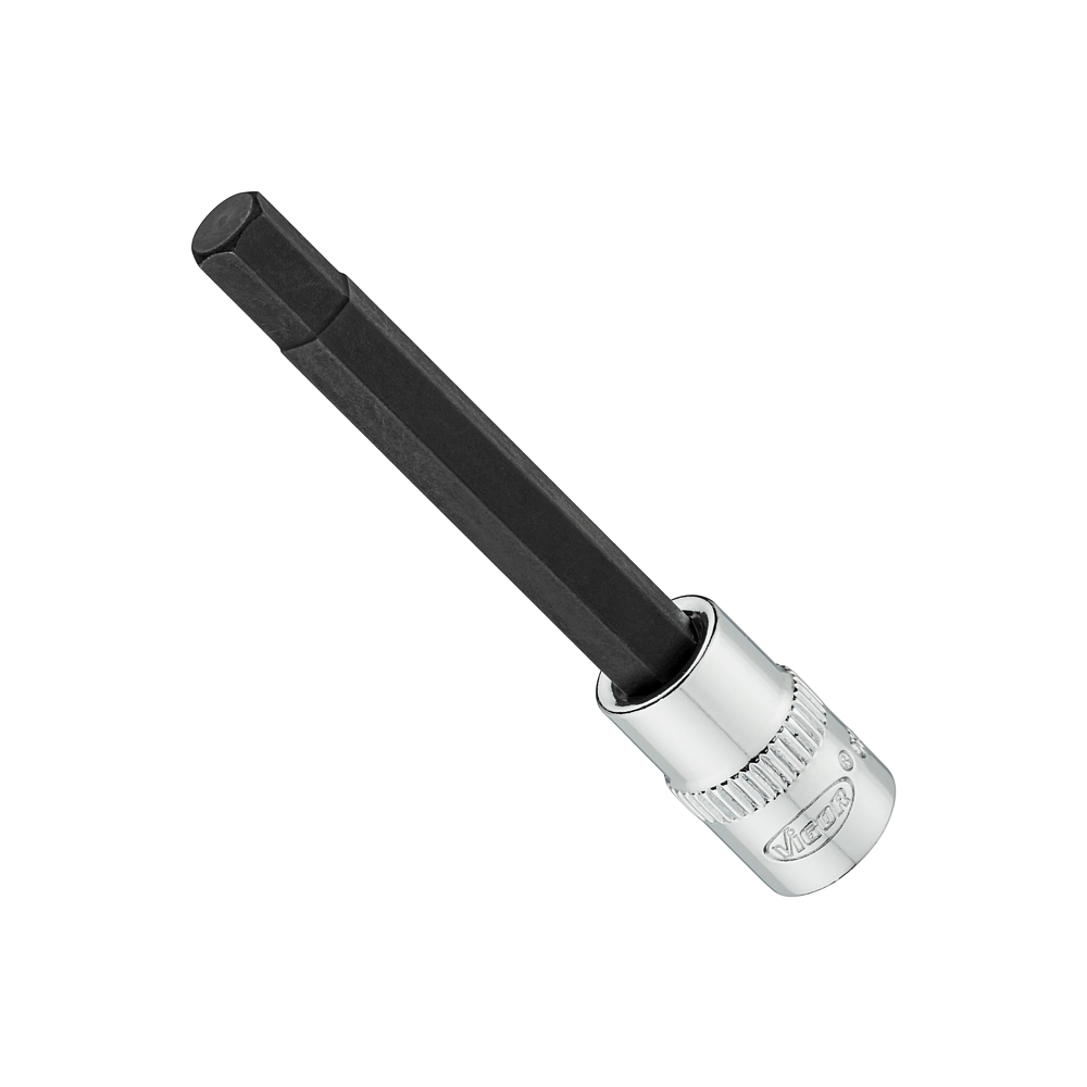 VIGOR N&aacute;strčn&aacute; hlavice ∙ V6020-H6-65 ∙ 1/4 palce (6,3 mm) čtyřhran dut&yacute; ∙ Profil s vnitřn&iacute;m &scaron;estihranem ∙ Velikost 6 mm