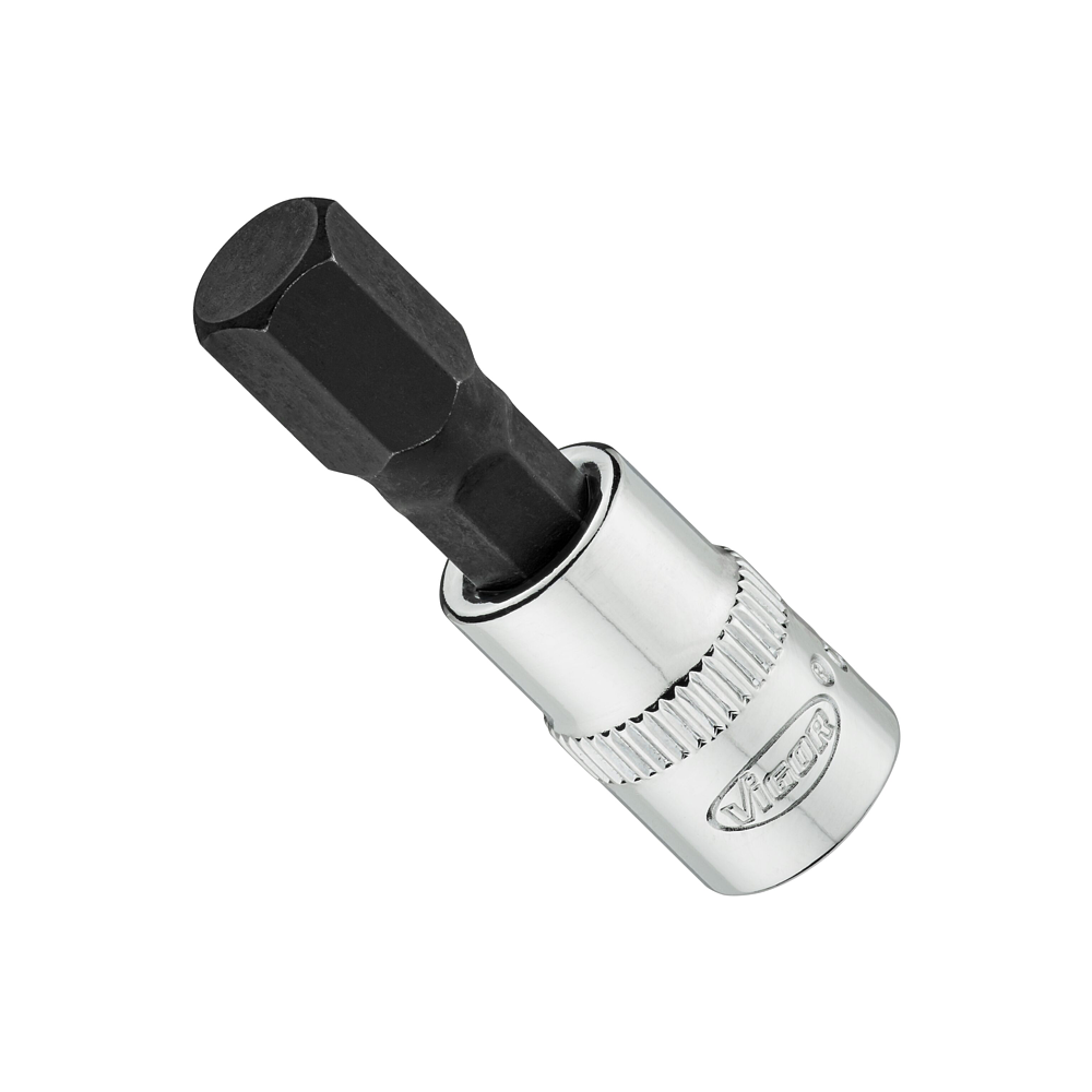 VIGOR N&aacute;strčn&aacute; hlavice ∙ V6020-H8-38 ∙ 1/4 palce (6,3 mm) čtyřhran dut&yacute; ∙ Profil s vnitřn&iacute;m &scaron;estihranem ∙ Velikost 8 mm