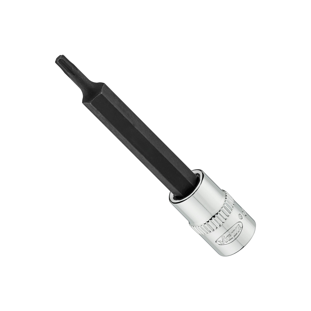 VIGOR N&aacute;strčn&aacute; hlavice ∙ V6020-T10-65 ∙ 1/4 palce (6,3 mm) čtyřhran dut&yacute; ∙ Vnitřn&iacute; profil TORX&reg; ∙ Velikost T10