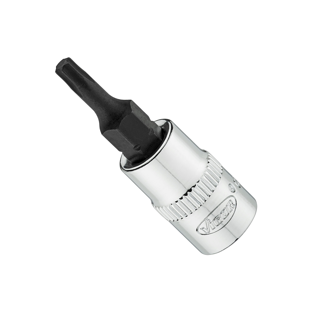 VIGOR N&aacute;strčn&aacute; hlavice ∙ V6020-T15-38 ∙ 1/4 palce (6,3 mm) čtyřhran dut&yacute; ∙ Vnitřn&iacute; profil TORX&reg; ∙ Velikost T15