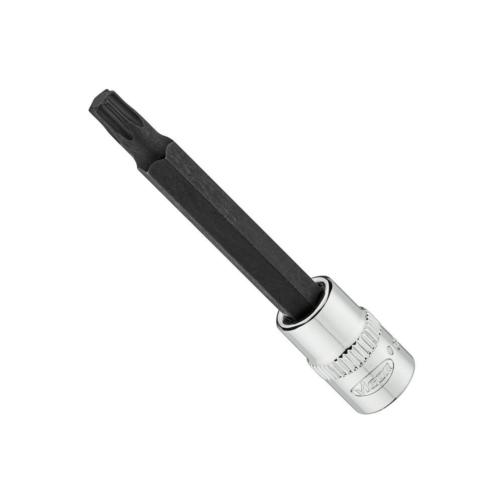 VIGOR N&aacute;strčn&aacute; hlavice ∙ V6020-T27-65 ∙ 1/4 palce (6,3 mm) čtyřhran dut&yacute; ∙ Vnitřn&iacute; profil TORX&reg; ∙ Velikost T27