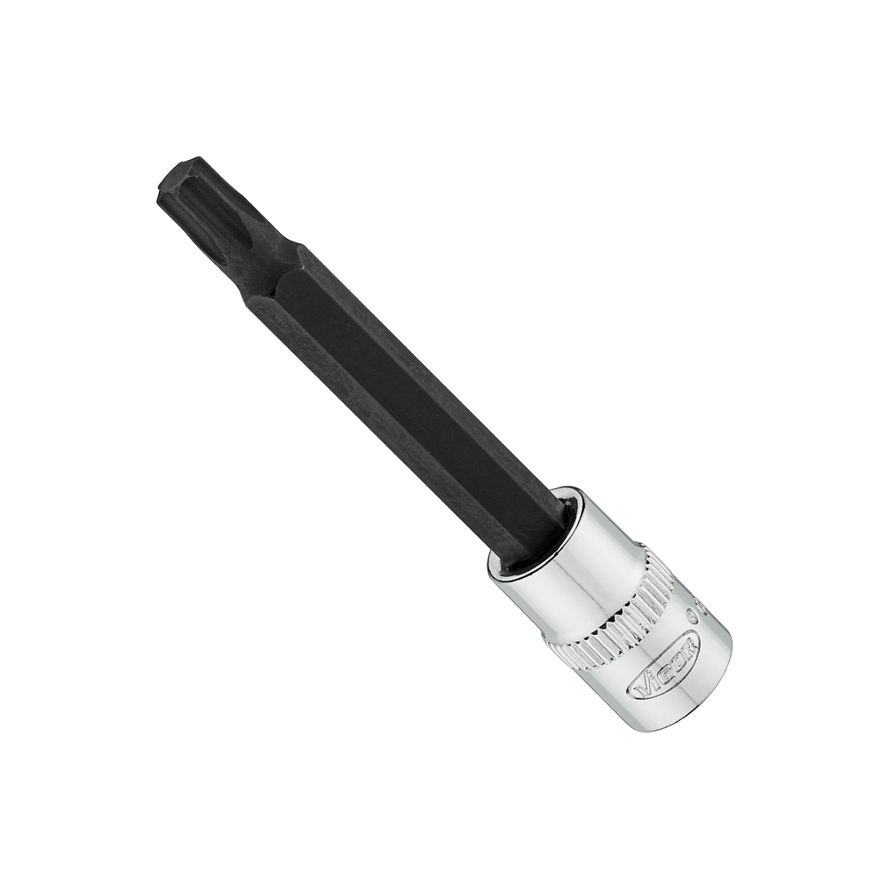 VIGOR N&aacute;strčn&aacute; hlavice ∙ V6020-T30-65 ∙ 1/4 palce (6,3 mm) čtyřhran dut&yacute; ∙ Vnitřn&iacute; profil TORX&reg; ∙ Velikost T30