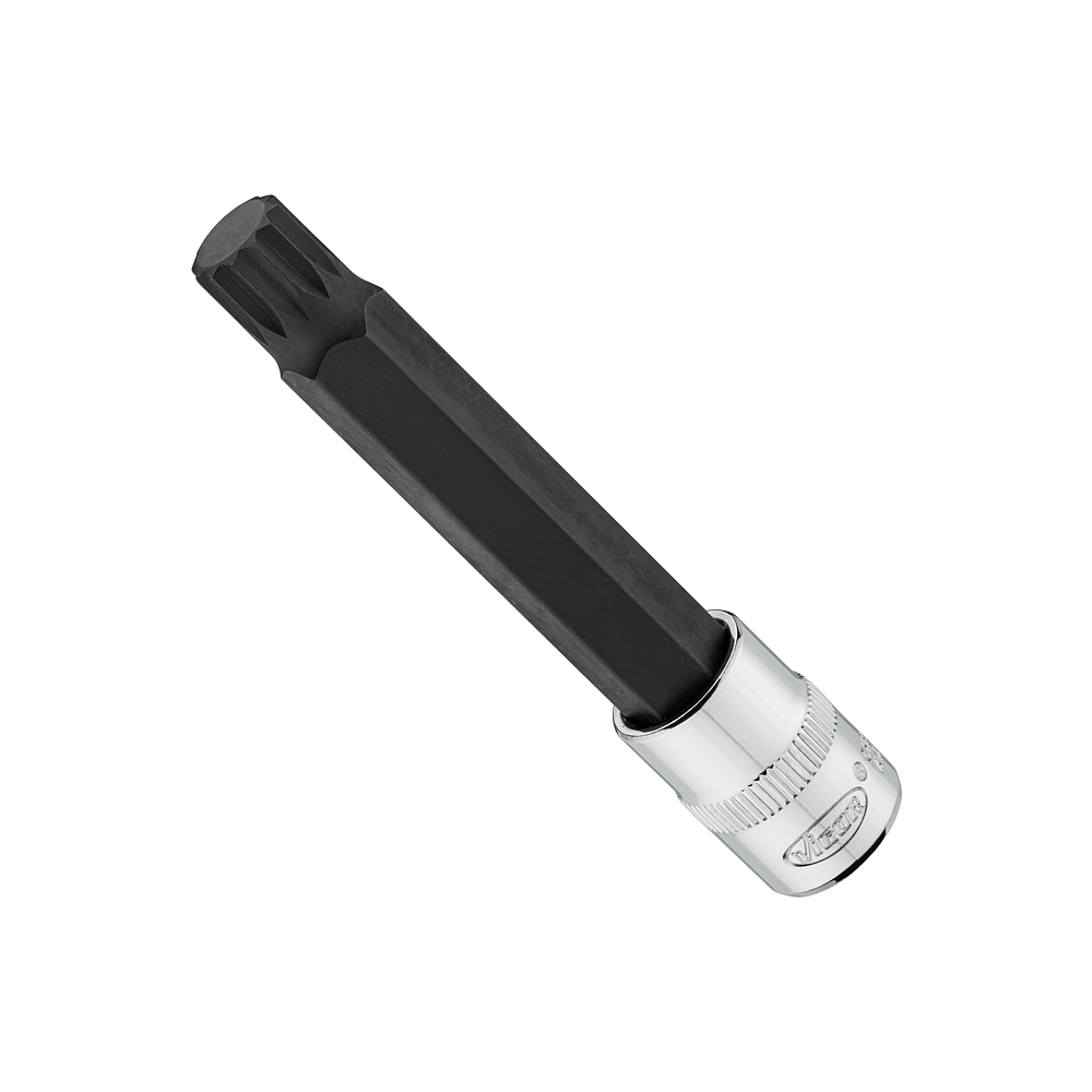 VIGOR N&aacute;strčn&aacute; hlavice ∙ V6021-M12-93 ∙ 3/8 palce (10 mm) čtyřhran dut&yacute; ∙ Vnitřn&iacute; ozuben&yacute; profil XZN ∙ Velikost M12