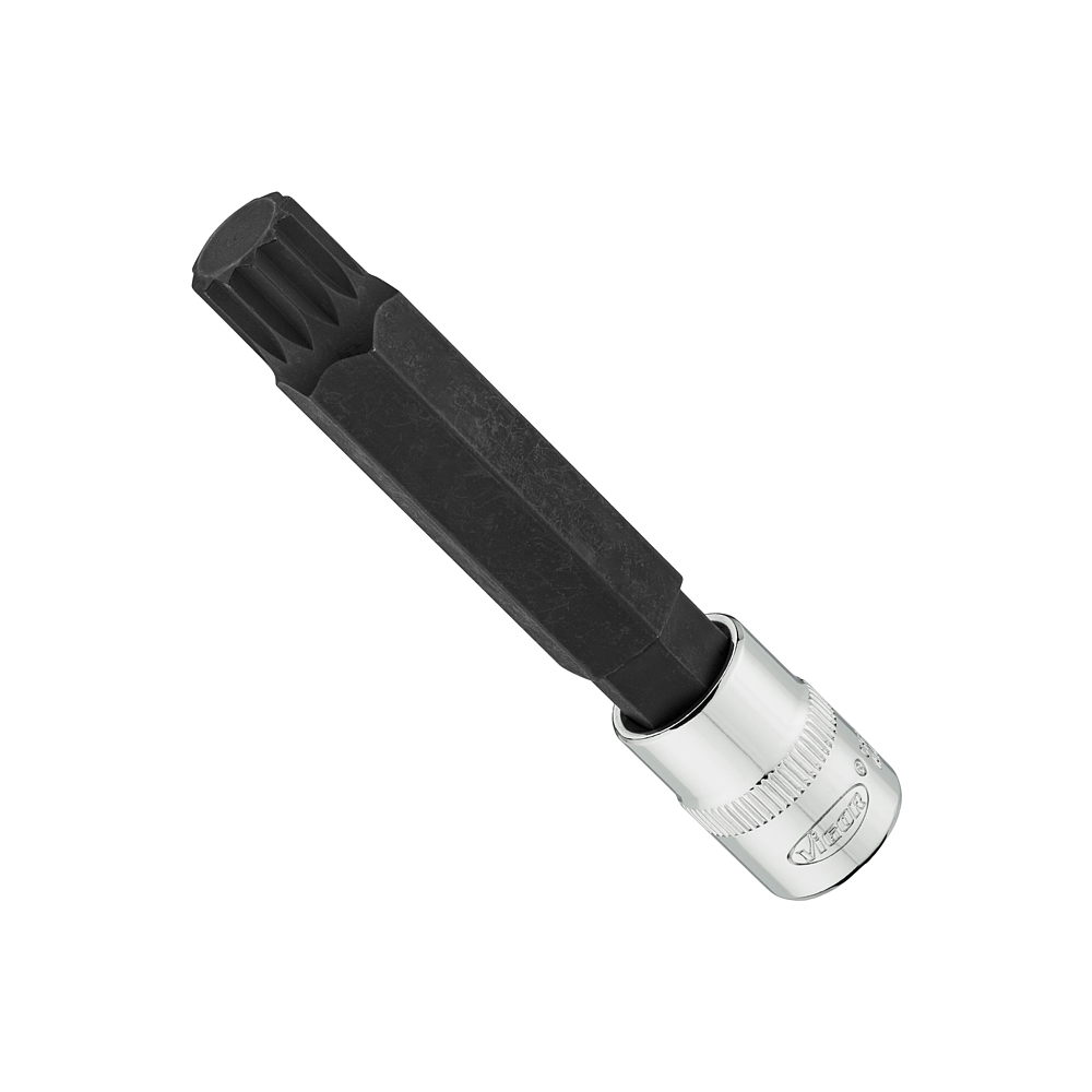VIGOR N&aacute;strčn&aacute; hlavice ∙ V6021-M14-93 ∙ 3/8 palce (10 mm) čtyřhran dut&yacute; ∙ Vnitřn&iacute; ozuben&yacute; profil XZN ∙ Velikost M14