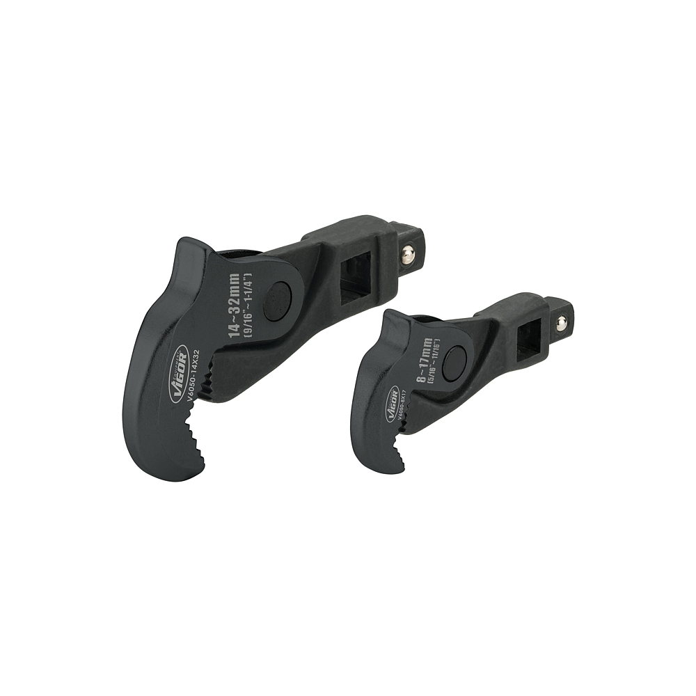 VIGOR Multifunkčn&iacute; kl&iacute;č ∙ V6050/2 ∙ 3/8 palce (10 mm) čtyřhran dut&yacute;, 1/2 palce (12,5 mm) čtyřhran dut&yacute; ∙ 2-d&iacute;ln&yacute; ∙ Počet ks n&aacute;řad&iacute;: 2
