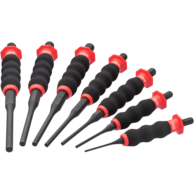 VIGOR Sada vytloukačů závlaček ∙ V6200 ∙ 7-dílný ∙ Počet ks nářadí: 7